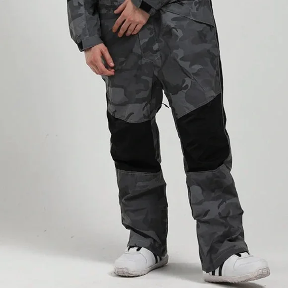 Gsou Snow Unisex Ski Suit Fluorescent Camouflage Night One-Piece Snow Suit - Picture 2 of 6